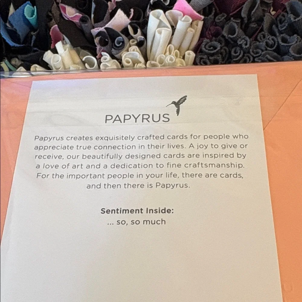 🆕Papyrus 3D “Thank You” Greeting Card